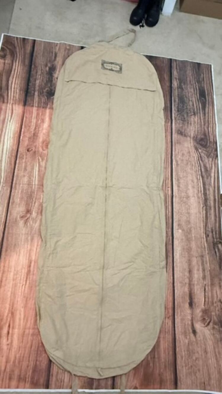 Gucci Garment Bag Dust Cover With Handles Beige Unisex One Size 81x28 in